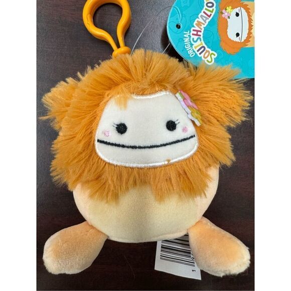 NWT Shasta Bigfoot Squishmallows 3.5 Inch Backpack Clip - Picture 2 of 5